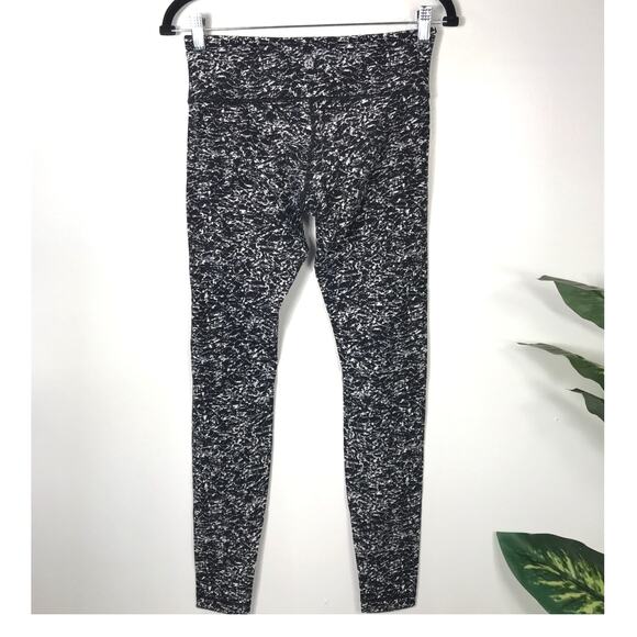 Lululemon 6 Wunder Under Pant Legging Iced Wave White Black Luxtreme Athleisure - Picture 3 of 12